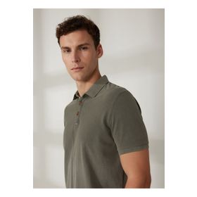 AT.P.CO A265P6P04 Gri Polo Erkek T-Shirt