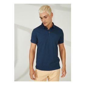 AT.P.CO A265P6P04 Koyu Mavi Polo Erkek T-Shirt