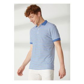AT.P.CO A265P73119 Mavi Polo Erkek T-Shirt
