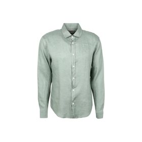 AT.P.CO A266CARLL20 Yeşil Slim Fit Düğmeli Yaka Erkek Gömlek
