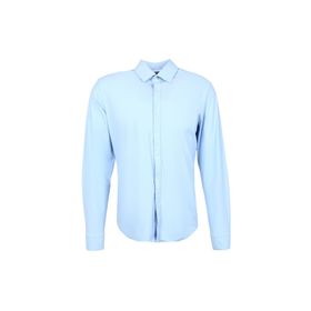 AT.P.CO A266CARLST98 Açık Mavi Slim Fit Düğmeli Yaka Erkek Gömlek