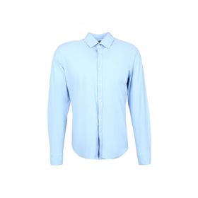 AT.P.CO A266CARLST98 Açık Mavi Slim Fit Düğmeli Yaka Erkek Gömlek