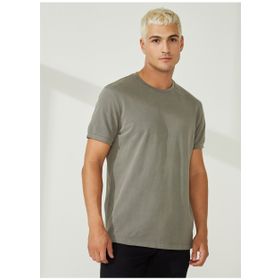 AT.P.CO A266T2P02 Bisiklet Yaka Gri Erkek T-Shirt