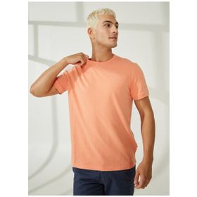 AT.P.CO A266T2T02 Bisiklet Yaka Pembe Erkek T-Shirt