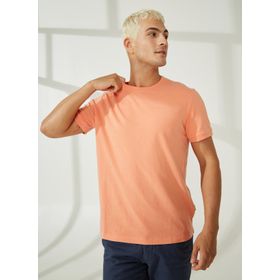 AT.P.CO A266T2T02 Bisiklet Yaka Pembe Erkek T-Shirt