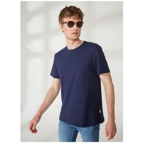 AT.P.CO A266T32748 Bisiklet Yaka Lacivert Erkek T-shirt