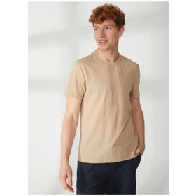 AT.P.CO A266T35343 Bisiklet Yaka Kahve Erkek T-shirt