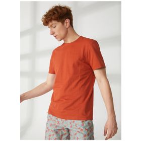 AT.P.CO A266T35343 Bisiklet Yaka Turuncu Erkek T-shirt