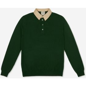 AT.P.CO A274A05L128 Yeşil Polo Yaka Slim Fit Erkek Kazak