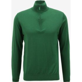 AT.P.CO A274A06EMP Yeşil Fermuarlı Yaka Slim Fit Erkek Kazak