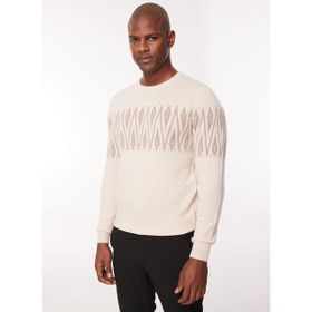 AT.P.CO A274A24L126/E Bej Bisiklet Yaka Slim Fit Erkek Kazak
