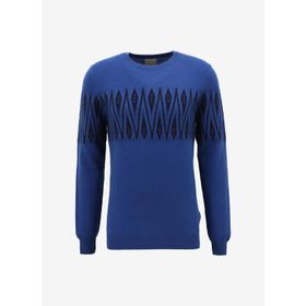AT.P.CO A274A24L126/E Lacivert Bisiklet Yaka Slim Fit Erkek Kazak