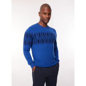 AT.P.CO A274A24L126/E Lacivert Bisiklet Yaka Slim Fit Erkek Kazak