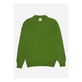 AT.P.CO A274S30OMEGA Koyu Yeşil Bisiklet Yaka Slim Fit Erkek Kazak