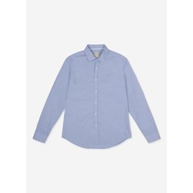 AT.P.CO A276CARLPRINCI Mavi Slim Fit Gömlek Yaka Erkek Gömlek