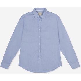 AT.P.CO A276CARLPRINCI Mavi Slim Fit Gömlek Yaka Erkek Gömlek