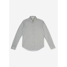 AT.P.CO A276CARLS98F Gri Slim Fit Gömlek Yaka Erkek Gömlek