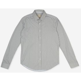 AT.P.CO A276CARLS98F Gri Slim Fit Gömlek Yaka Erkek Gömlek