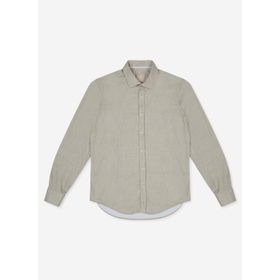 AT.P.CO A276CARLS98G Fildişi Slim Fit Gömlek Yaka Erkek Gömlek