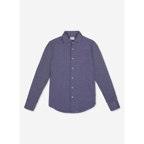AT.P.CO A276JORDANJS01 Koyu Mavi Slim Fit Gömlek Yaka Erkek Gömlek