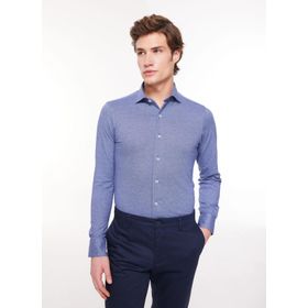 AT.P.CO A276JORDANJS01 Lacivert Slim Fit Gömlek Yaka Erkek Gömlek