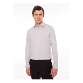 AT.P.CO A276JORDANS98G Fildişi Slim Fit Gömlek Yaka Erkek Gömlek