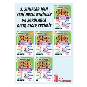 Ata Yayıncılık 3. Sınıf Gıcır Gıcır Hafta Sonu Ödevlerim Tüm Dersler