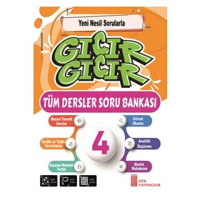 Ata Yayıncılık DATA-GSB4 4. Sınıf Gıcır Gıcır Tüm Dersler Soru Bankası