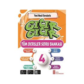 Ata Yayıncılık DATA-GSB4 4. Sınıf Gıcır Gıcır Tüm Dersler Soru Bankası