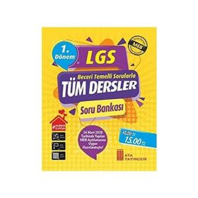 Ata Yayınları 8. Sınıf LGS 1. Dönem Tüm Dersler Soru Bankası