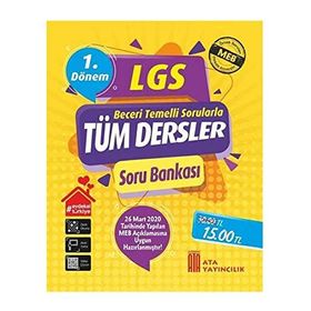 Ata Yayınları LGS 1 Dönem Soru Bankası
