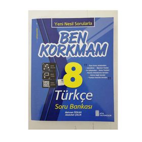 Ata Yayınları8. Sınıf Türkçe Ben Korkmam Soru Bankası