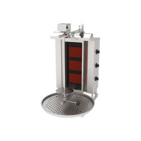 Atalay ADGC-3-U Gazlı Camlı Üstten Motorlu 3 Radyanlı 230 V Döner Makineleri