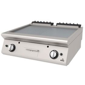 Atalay AGI-873 ND Setüstü Yarı Oluklu Yarı Düz 800x730x300 mm Lpg/Ng Izgara