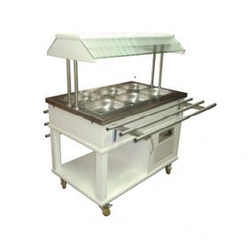 Atalay ASSB-03 Orta Tip Ahşap Kaplama GN 1/1 3 230 V Saladbarlar
