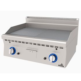 Atalay Yarı Oluklu Yarı Düz Yüzey 100x60x30 cm E AEI-1060-ND Elektrikli Pleyt Izgara