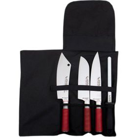 Atasan Red Craft Kasap Ev Mutfak Çantalı Bıçak Seti