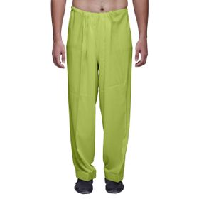 Atasi Rayon Etnik Ayarlanabilir Açık Yeşil Erkek Pantolon