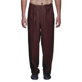 Atasi Rayon Etnik Ayarlanabilir Wine Red Erkek Pantolon