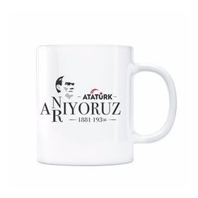 Atatürk Anıyoruz Arıyoruz Kupa Bardak