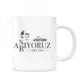 Atatürk Anıyoruz Arıyoruz Kupa Bardak