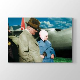 Atatürk Ve Sabiha Gökçen Tablosu