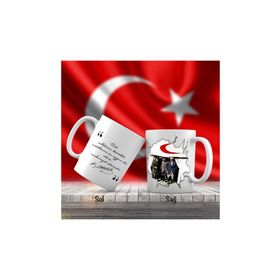 ATATURK843 Atatürk ve Kahramanlar Sihirli Kupa Bardak