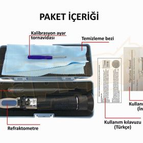 ATC 0-10 Tuzluluk Yoğunluk Ölçer Refraktometre