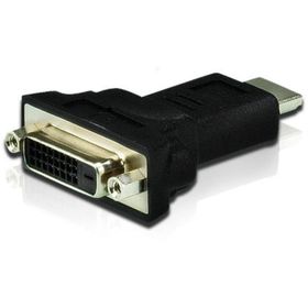 Aten 2a-128g Hdmi to Dvi-D 24 + 1 Erkek-Dişi Siyah Dönüştürücü Adaptör