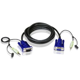 ATEN 2L-2402A VGA Audio Cable 1.8m KVM Kablosu