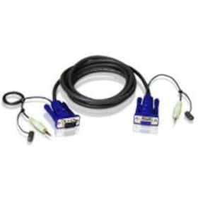 ATEN 2L-2402A VGA Audio Cable 1.8m KVM Kablosu