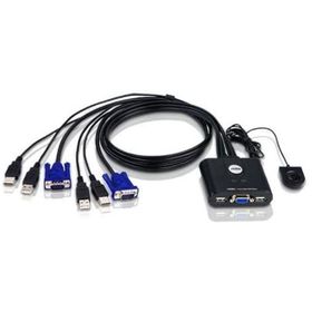 Aten 4475 2 Port USB VGA KVM Switch