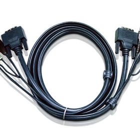 Aten ATEN-2L-7D03UI 3 m Usb DVI-I Single Kvm Kablosu