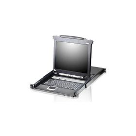 Aten CL5708NT 19 İnç LCD Ekran Türkçe Klavye 8 Port PS2 USB KVM Switch